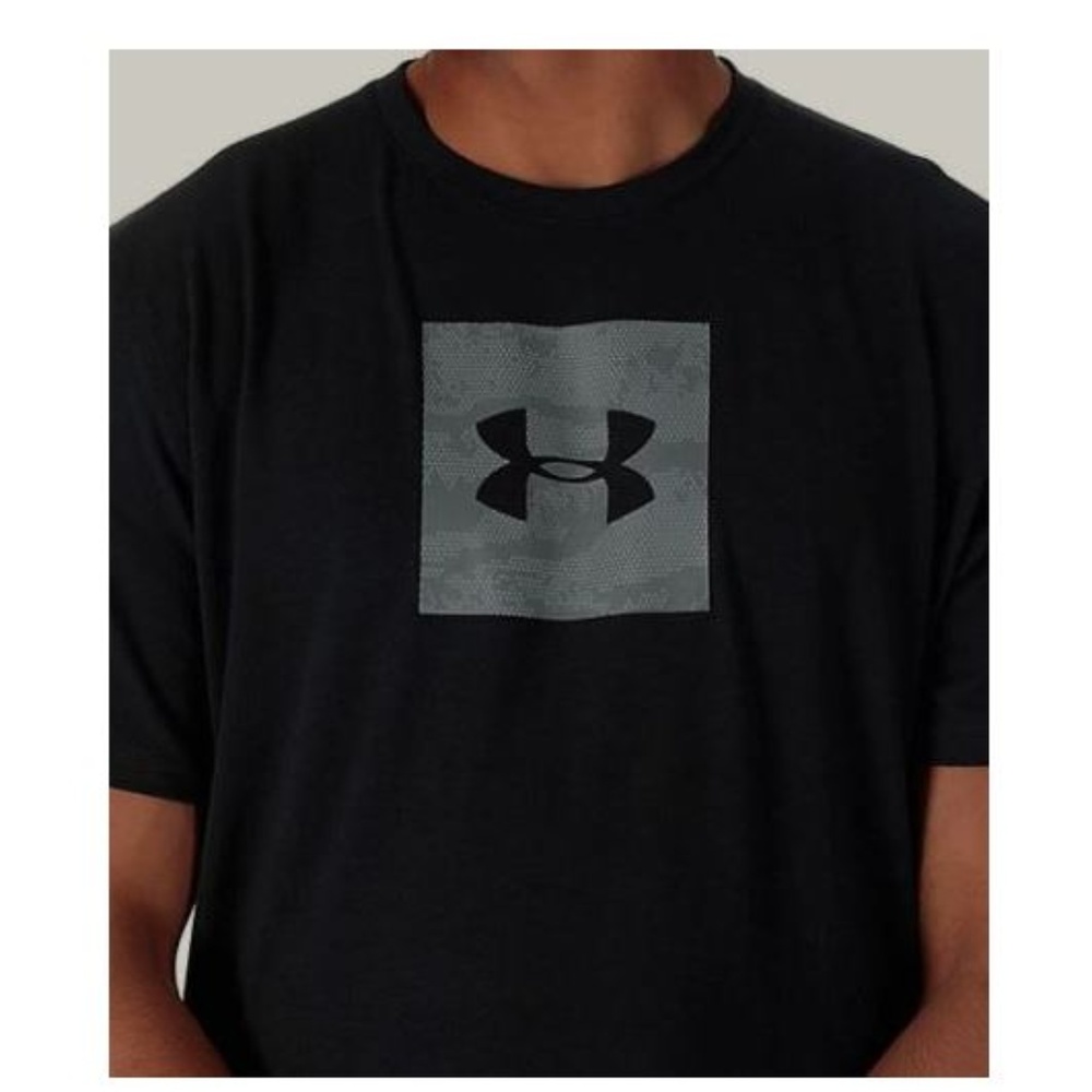 Men's Under Armour Camo Boxed Logo T-Shirt - Picture 4 of 6